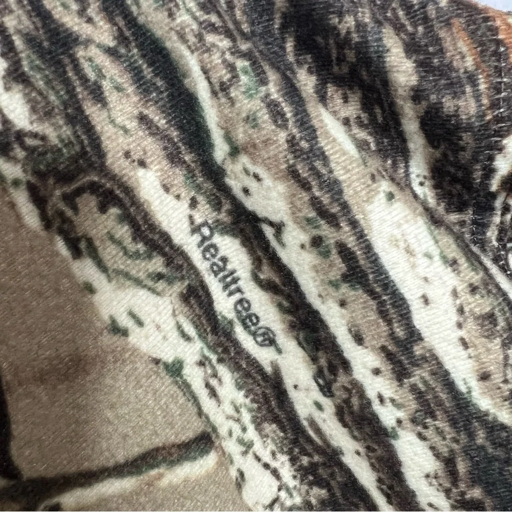 Cabelas Camo Bomber Jacket Men’s Sz XL Quilt Lined Thinsulate Camouflage Hunting